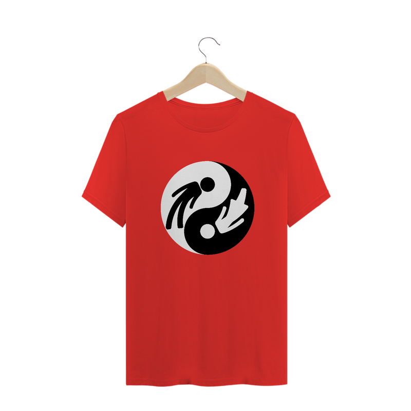 Camiseta Estampa Casal Yin and Yang Quality Estampada