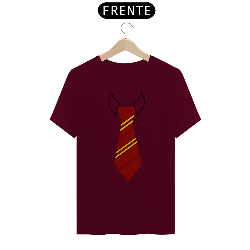 Camiseta Gravata Grifinória Harry Potter Estampada Cinema