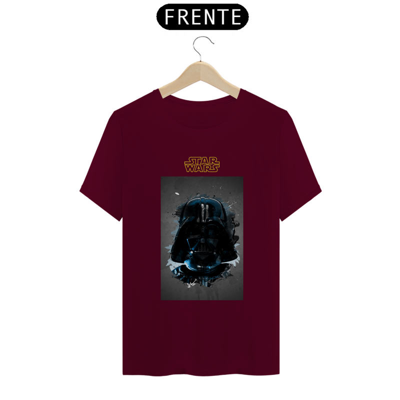 Camiseta Darth Vader Capacete Star Wars Estampada - Quality